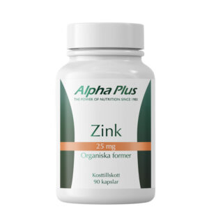 Zink 25mg 90 kapslar