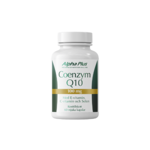 Coenzym Q10 100 mg 60 mjuka kapslar Alpha Plus