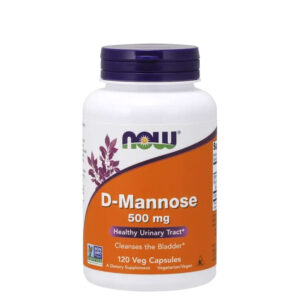 NOW D-Mannose 500 mg 120 vegkapslar