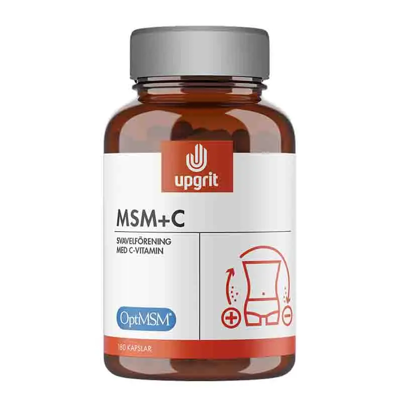 Upgrit MSM + C 180 kapslar, Kampanj 20% Rabatt